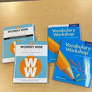 Wordly Wise and Vocabulary Workshop Books Set
